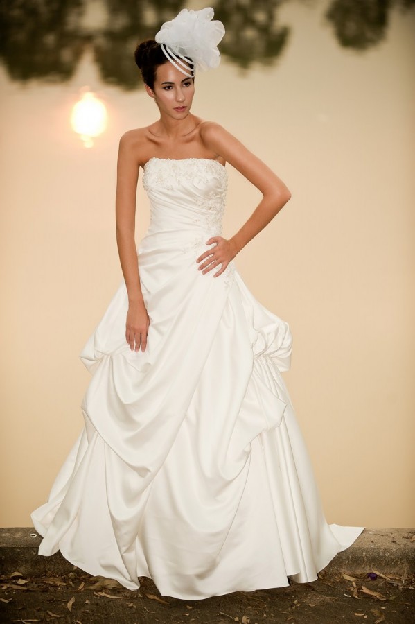Luxury and Classical Satin Ball Gown