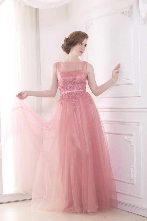 Sweet tulle evening dress